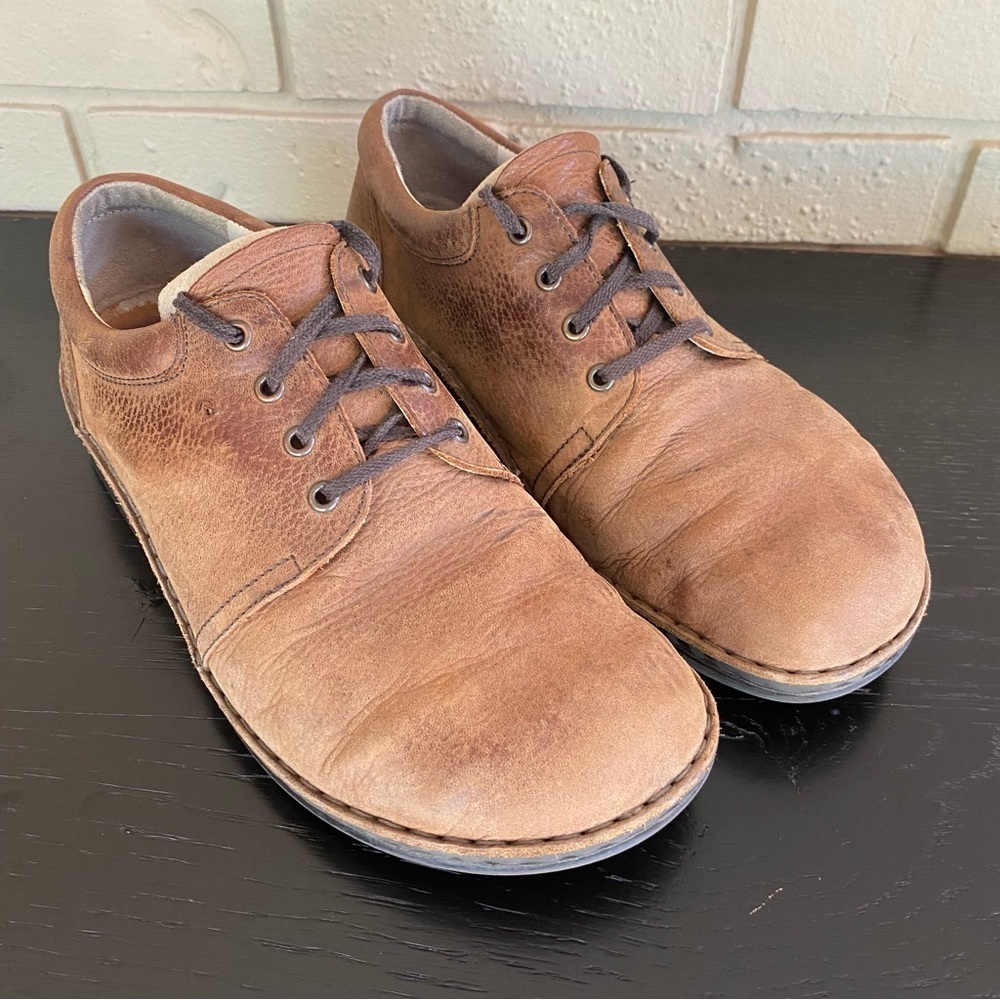 Finn Comfort Oxford Shoes Brown Leather Low Top EU 43 Germany Mens 10 Comfort